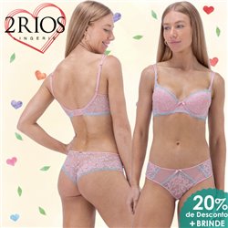 Dia dos Namorados Kit Lingerie 2Rios 82387+22387 Rosa