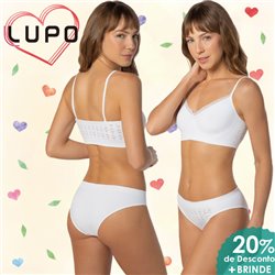 Dia dos Namorados Kit Lingerie Lupo 41260+40460 Branco