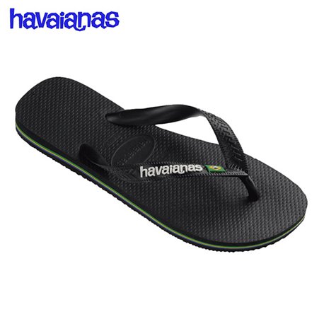 Havaianas Brasil Logo Black/Black