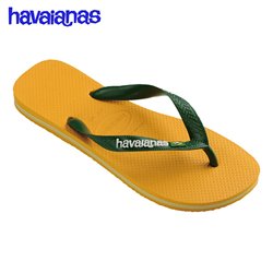 Havaianas Brasil Logo Pop Yellow