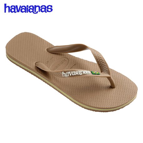 Havaianas Brasil Logo Rose Gold