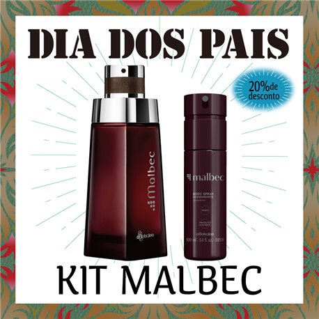 O Boticario Dia dos Pais  KIT MALBEC