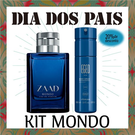 O Boticario Dia dos Pais KIT MONDO