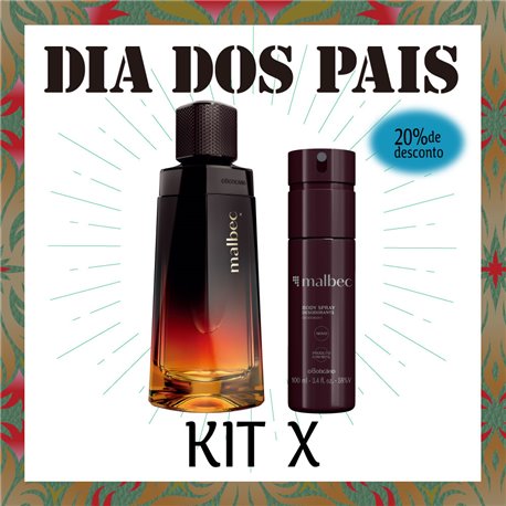 O Boticario Dia dos Pais KIT X