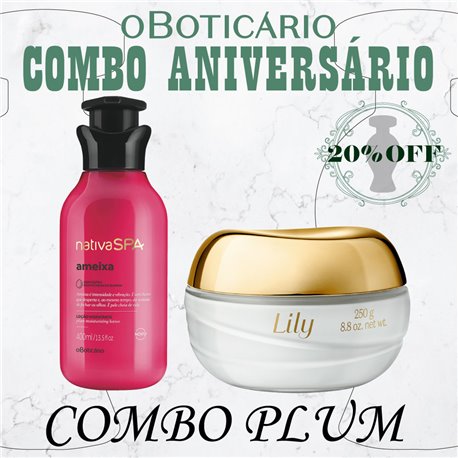 O Boticario Aniversario COMBO PLUM 