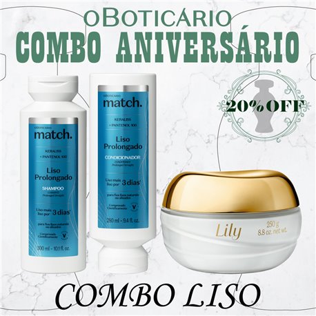 O Boticario Aniversario COMBO LISO