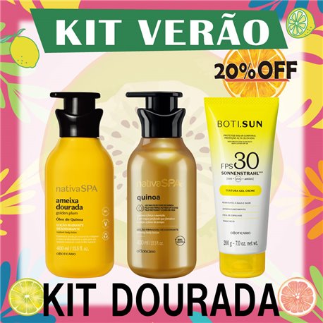 O Boticario KIT VERAO DOURADA