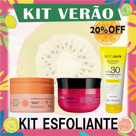 O Boticario KIT VERAO ESFOLIANTE 