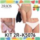 Kit Lingerie Verao 2Rios K5076 Kit 5 Calcinhas 