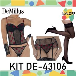 Kit Lingerie Verao DeMillus 43106 Kit Kismet