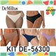 Kit Lingerie Verao DeMillus 56300 Kit 5 Calcinhas 
