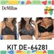 Kit Lingerie Verao DeMillus 64281 Kit 3 Sutias