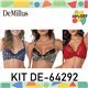 Kit Lingerie Verao DeMillus 64292 Kit 3 Sutias