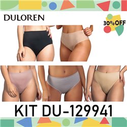 Kit Lingerie Verao Duloren 129941 Kit 5 Calcinhas 