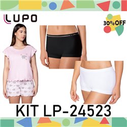 Kit Lingerie Verao Lupo 24523 Kit Conforto