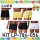 Kit Lingerie Verao Lupo 784-056 Kit Cueca Boxer 