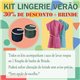 Kit Lingerie Verao 2Rios K5076 Kit 5 Calcinhas 