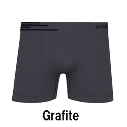 Lupo 436-002 Kit 2 Cueca Boxer Preto *OUTLET*