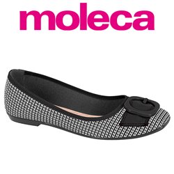 Moleca 5729.134-29388 Sapatilha Preto