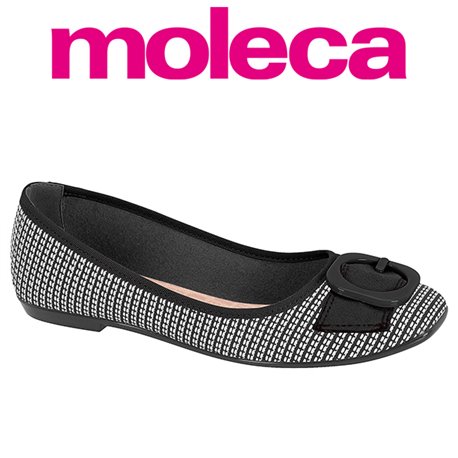 Moleca 5729.134-29388 Sapatilha Preto