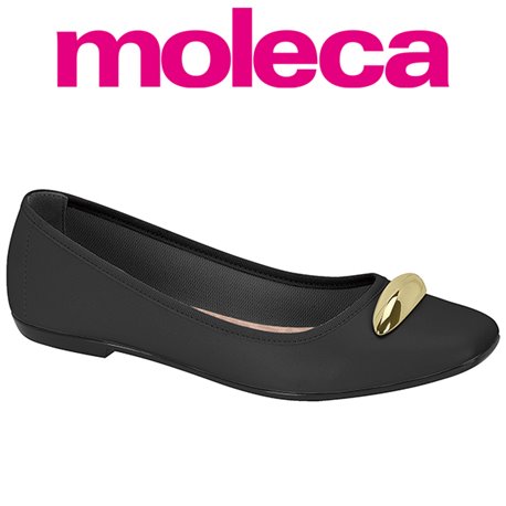 Moleca 5729.131-7800 Sapatilha Preto