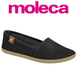 Moleca 5287.210-12812 Sapatilha Preto