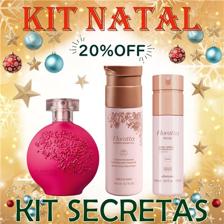 O Boticario Natal KIT SECRETAS