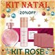 O Boticario Natal KIT ROSE 