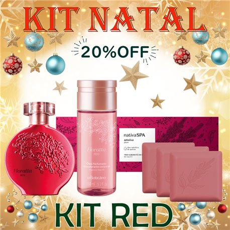 O Boticario Natal KIT RED