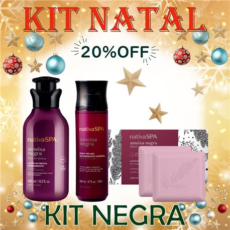 O Boticario Natal KIT NEGRA
