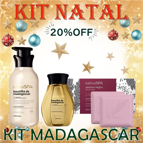 O Boticario Natal KIT MADAGASCAR