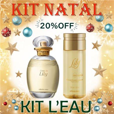 O Boticario Natal KIT L'EAU