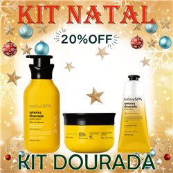 O Boticario Natal KIT DOURADA