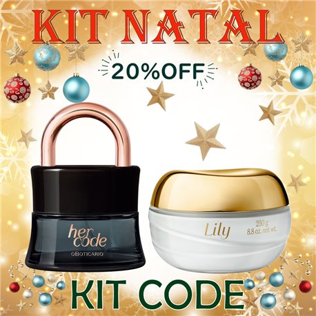 O Boticario Natal KIT CODE