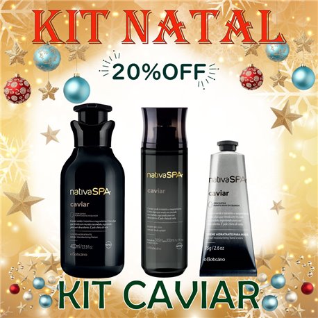O Boticario Natal KIT CAVIAR
