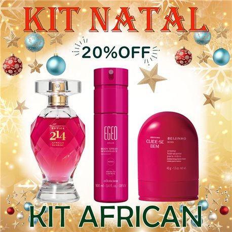 O Boticario Natal KIT AFRICAN