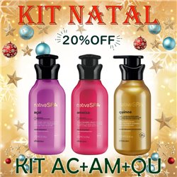 O Boticario Natal KIT AC+AM+QU