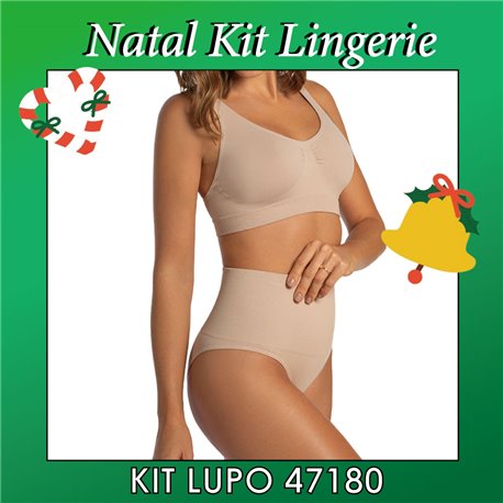 Natal Kit Lingerie Lupo 47180+41000 Natural 