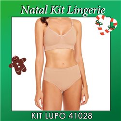 Natal Kit Lingerie Lupo 41028+40900 Natural 