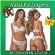 Natal Kit Lingerie Duloren 231236+237236 Branco