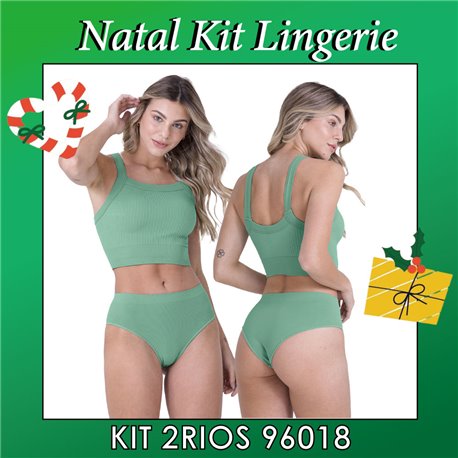 Natal Kit Lingerie 2Rios 96018+46022 Alecrim