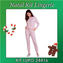 Kit Lingerie Natal Lupo 24416 Pijama