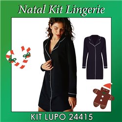 Kit Lingerie Natal Lupo 24415 Camisola 