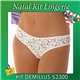 Kit Lingerie Natal DeMillus 53300 Kit 6 Calcinhas 