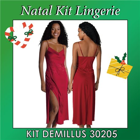 Kit Lingerie Natal DeMillus 30205 Camisola 