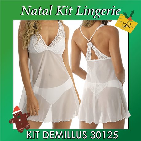 Kit Lingerie Natal DeMillus 30125 Camisola