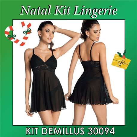 Kit Lingerie Natal DeMillus 30094 Camisola