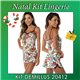 Kit Lingerie Natal DeMillus 20412 Short Doll
