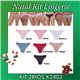 Kit Lingerie Natal 2Rios K2403 Kit 7 Calcinhas