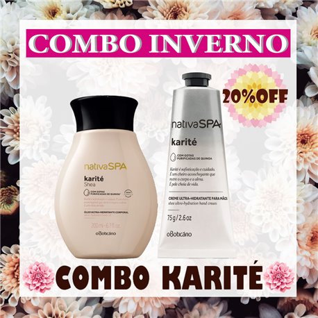 O Boticario Inverno COMBO KARITE